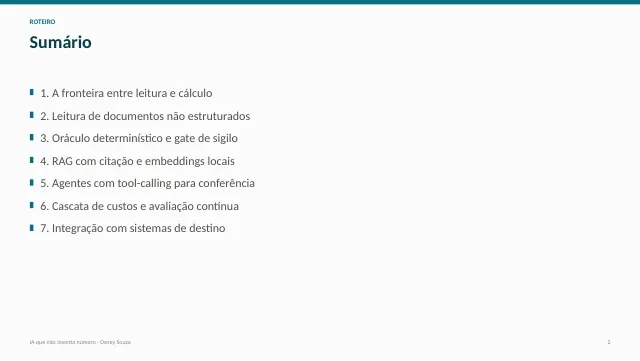 IA que não inventa número: imagem 2